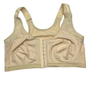 Unbranded 3XL Tan Front Closure Bra Unlined Wide Straps Plus Size Intimates